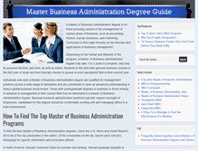 Tablet Screenshot of master-business-administration.org